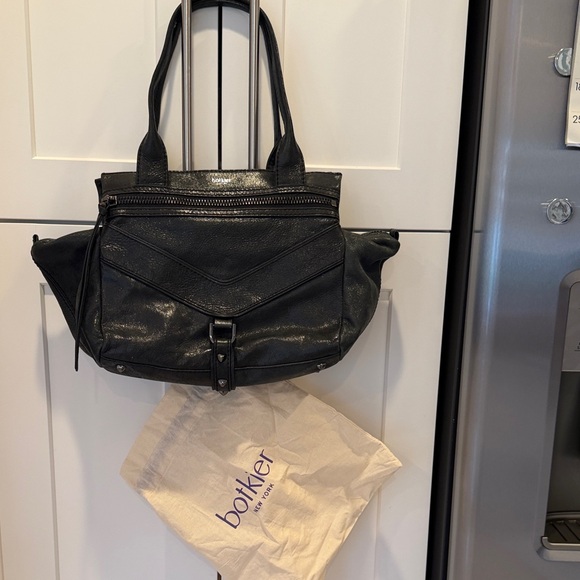 Botkier Handbags - Botkier Glossy Black Shoulder Bag